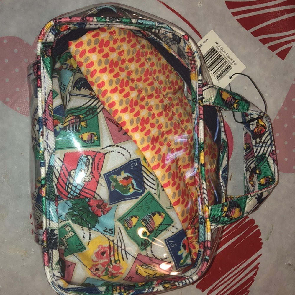 Vera Bradley mini ditty travel set